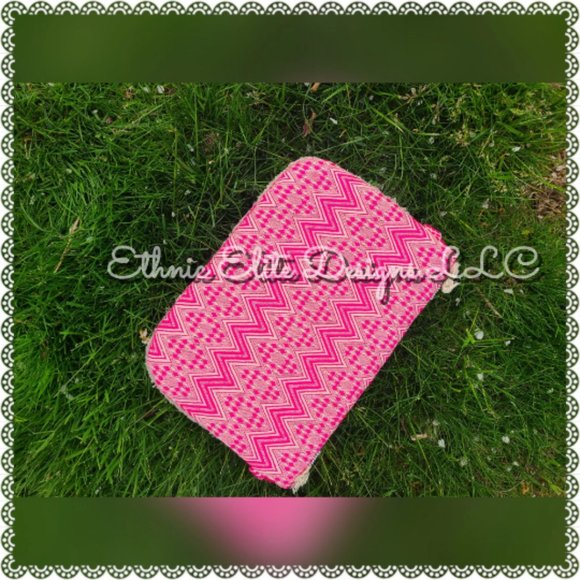 New pink Handmade Banjara fringe Jute Bag - Silver And Gold Leather Slin… - Picture 7 of 9